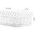 thumbnail image 3 of Foldable Laundry Basket, Storage Basket Home Living Room Porch Coffee Table Wicker Rattan, 3 of 3