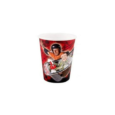 Party Destination 158204 Tony Hawks New Boom Boom HuckJam 9 oz. Cups - 8