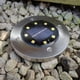 thumbnail image 2 of Focos solares para jardín de exterior, paquete de 4, 8 luces LED, proyectores solares, IP65, inalámbricos, de acero inoxidable, para decoración de césped, terrazas, caminos y plantas., 2 of 4