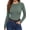 Army Green, variant on MOYIKO Crew Neck Long Sleeve Shirts for Women Fitted Thermal Undershirts Lightweight Trendy Tops