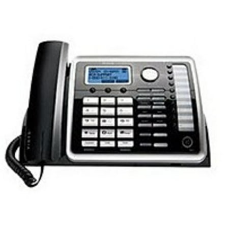Refurbished RCA 25260 1-Handset 2-Line DECT 6.0 Landline Full Duplex Telephone - 4-way - LCD Display - Black, (Best Business Landline Phone Deals)