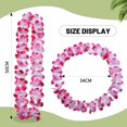 thumbnail image 4 of Collares de Flores Hawaianas ECAFOLGI Set de 50 Piezas para Fiestas Luau y Eventos Tropicales, 4 of 5