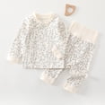 thumbnail image 2 of Akiihool Baby Boys Outfits Toddler Baby Boy Fall Clothes Waffle Contrast Color Sweatshirt Pants Sets Infant Winter Outfits 6 12 18 24 Months Light Gray,9-12 Months, 2 of 7
