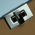 thumbnail image 6 of Pre-Owned FENDI PEEKABOO ESSENTIALLY handbag 8BN302 SMQ brown purple calf leather..., 6 of 9