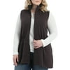 Lee Riders Women's Plus Size Sleeveless Fleece Sweater Vest