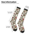 thumbnail image 5 of Balery Dark Enchanted Flowers And Birds Fun Novelty Socks Men'S Women'S Crew Socks Funny Crazy Novelty Socks Quirky And Cool Socks, 5 of 9
