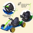thumbnail image 3 of Montable Go Kart Eléctrico Aeiou Mario Bros Carro Drift 24v Verde, 3 of 5