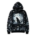 thumbnail image 2 of Lullu Girls Halloween Hoodie Graphic Pullover Hooded Sweatshirt, Sizes 4-14, 2 of 3