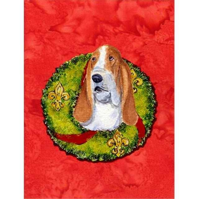 11 x 15 Po. Drapeau Basset Hound Taille Jardin