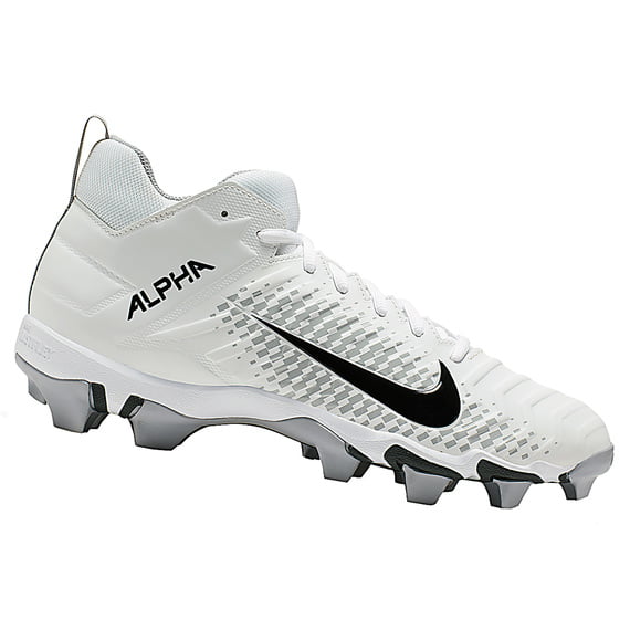 NEW Mens Nike Alpha 2 Shark Football White / Silver Size 16 M - Walmart.com