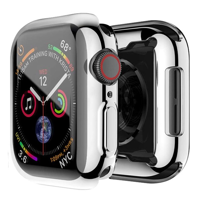 Protector de pantalla para funda de Apple Watch, 45mm, 41mm, 44MM, 40MM, 42mm, 38MM, cubierta completa de TPU, accesorios para iwatch series 8, 7, SE, 6, 5, 3