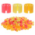 thumbnail image 1 of USHOBE 300pcs Plastic Hanger Size Tabs Assorted Color Round Blank for Size Identification in Home Closet, 1 of 8