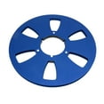 thumbnail image 2 of Sound Tape Empty Reel, Professional 6 Hole Improve Sound Quality Low Noise Opening Machine Part 1/4 10.5 Inch Empty Takeup Reel  for Reel To Reel Tape Player Blue, 2 of 7