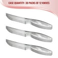 thumbnail image 4 of Smarty Silver Disposable Plastic Steak Knives 360ct, 4 of 5