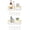 White and Gold, variant on Wall Mounted Wine Rack Set of 2 Wood Rustic Wine Bottle Glass Floating Shelves with Stemware Hanger Modern Plants Photos Wine Display Storage Holder for Kitchen Dining Room Bar, 17 Inch