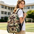 thumbnail image 2 of Cute Print Backpack for School, Lightweight Student Bookbag with Padded Straps, 2 of 4