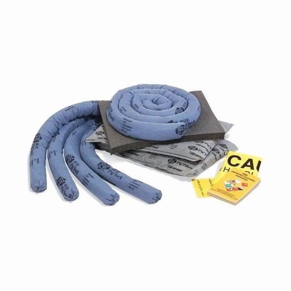 Pig Spill Kit Refill, Universal, Blue/Gray KITR211
