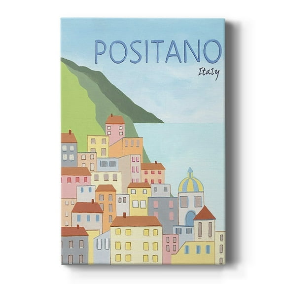 Living by the Sea I Premium Gallery Wrapped Canvas - Ready to Hang