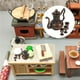 thumbnail image 4 of KAKOWELY 1 juego de juego de té para casa de muñecas, tetera y taza de té en miniatura, tetera y taza de hierro vintage., 4 of 5