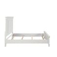 thumbnail image 3 of New Classic Furniture Jamestown Solid Wood Queen Panel Bed in White, 3 of 8