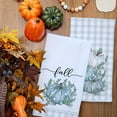 thumbnail image 2 of 2 Pack Fall Kitchen Towels Dish Towels, 16x24 Inch Seasonal Cloth Tea Towel Pumpkin Buffalo Plaid Thanksgiving Hand Towel Dishcloth Autumn Cloth Towel for Farmhouse Home Housewarming Gift, 2 of 6