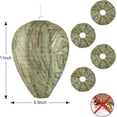 thumbnail image 2 of 6 Pack Wasp Nest Decoy, Hanging Waterproof Cloth and Paper Hornet Deterrent, Fake Wasp Nest for Yellow Jackets and Bees, Outdoor Garden Yard Protection, 2 of 7