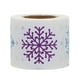 thumbnail image 1 of 1 rollo de 500 Uds. Etiqueta autoadhesiva de sellado de copos de nieve navideños, 1 of 5