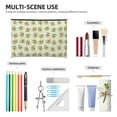 thumbnail image 5 of Vsdgher Avocado Doing Sport DuPont paper portable toiletry bag for Women&Men Camping Outdoor Tent Home Office,Hanging Hook, Water-resistant Makeup Cosmetic Bag, 5 of 8