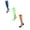 Green 1PCS & Blue 1PCS & Orange 1PCS, variant on XEGLSBU 2 Pack Compression Socks Men Thigh High Pressure Socks for Men & Women Compression Socks Long Football Socks for Running Sports (Size XXL)