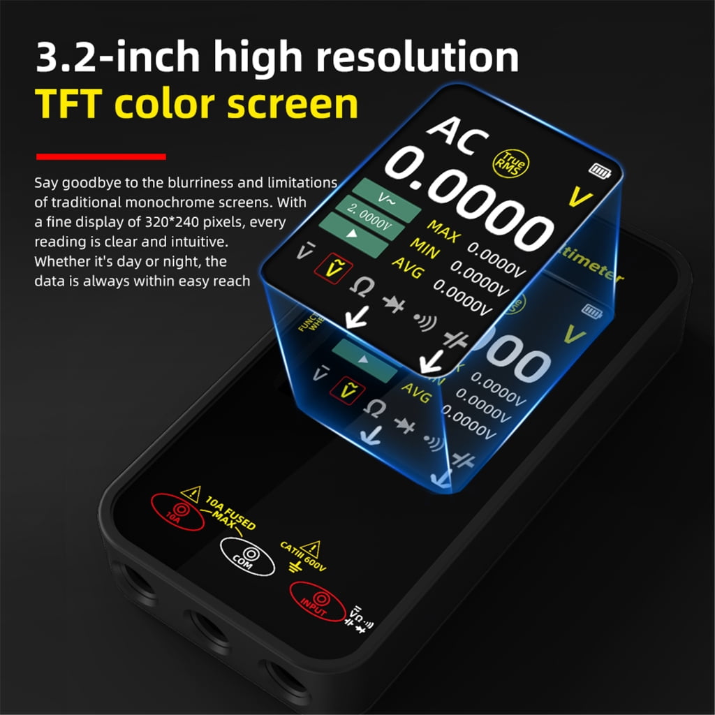 Zeiwohndc High Precisions Graphics Recording Digital Multimeter Large Screen Oscilloscope