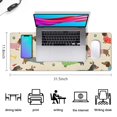 thumbnail image 5 of Long Mouse Pads for Desk,Colorful Funny Dachshund Desk Mats on Top Of Desks, Desk Mouse Pad Extra Large with 3mm Non-Slip Base and Stitched Edge for Gaming,Office,Work,Home 31.5"x11.8", 5 of 6