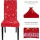 thumbnail image 4 of Fundas para sillas de Navidad, Protector elástico para sillas de comedor, extraíble, 4 Uds., 4 of 7