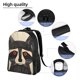 thumbnail image 5 of Balery Retro Raccoon Graphic Print Mochila - Mochila Estilosa y Duradera para Laptop de 15 Pulgadas con Tela Oxford Impermeable, 5 of 8