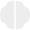 thumbnail image 4 of 34"OD x 1"ID x 11 3/4"C x 1"P Percival Architectural Grade PVC Contemporary Ceiling Medallion, Two Piece, 4 of 11