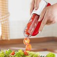 thumbnail image 3 of Muyoka Kyoffiie Fruit Vegetable Salad Slicer Tool Cortador de tomates de acero inoxidable con cuchillas afiladas Cortador port谩til de cereza y uva Accesorios de cocina para el hogar para cortar y proc, 3 of 7