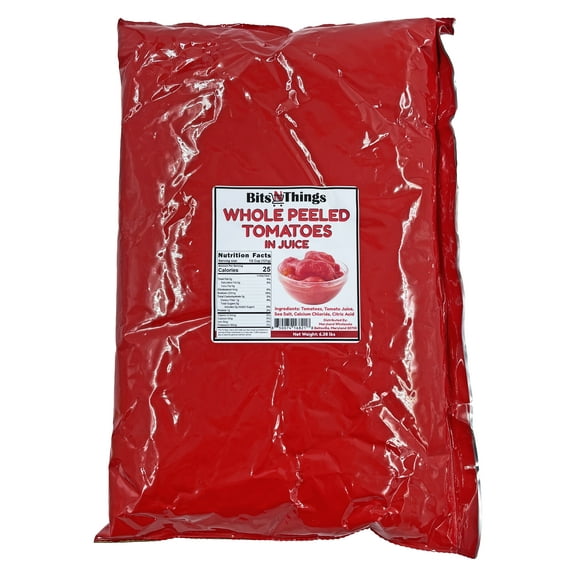 Whole Peeled Tomatoes In Juice | Ready to Eat | Bits N Things | 6.38 lb