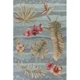 thumbnail image 1 of HomeRoots 352390 3 ft. 3 in. x 5 ft. 3 in. Polyester Seafoam Area Rug, 1 of 1