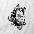 thumbnail image 2 of Letter C T-Shirt | Decorative Alphabet White Tee Gift, 2 of 5