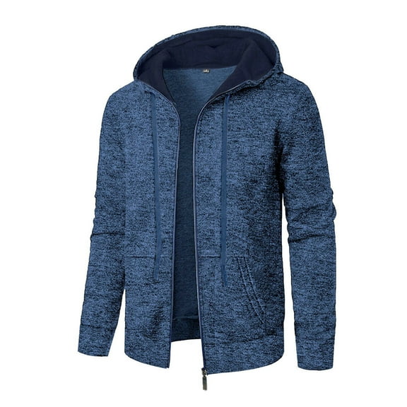 Yusimy Men's Slim Fit Double Breasted Wool Blend Trench Coat Mid-Length Pure Color Classic Style