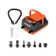 thumbnail image 1 of KFFKFF 20PSI Paddle Board Pump, Rechargeable Battery-Powered, Dual Stage Inflation & Deflation SUP Air Pump with Auto-Off, 12V DC Car Connector & LED Light, 1 of 1