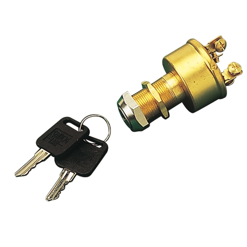 Sea Dog 4Position Ignition Switch, Acc.OffIgnitionStart, Brass