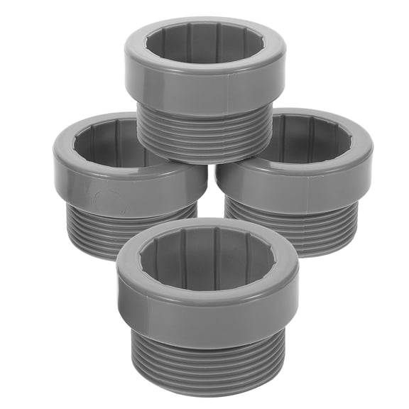 LOLIPPYY 4-Pack Dark Grey Pool Umbrella Pole Stabilizer Sleeves Universal Connectors for Secure Patio and Outdoor Umbrellas