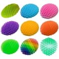 thumbnail image 3 of Gusano Descompresión Juguete Resistencia Fidget Alivio Manos () Púrpura, 3 of 8