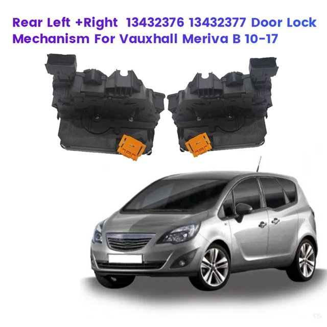 1 Par de Actuadores de Cerradura de Puerta Trasera 13432376 13432377 para para para Meriva B 10-17 Mecanismo de Pestillo de Puerta 133656 133657