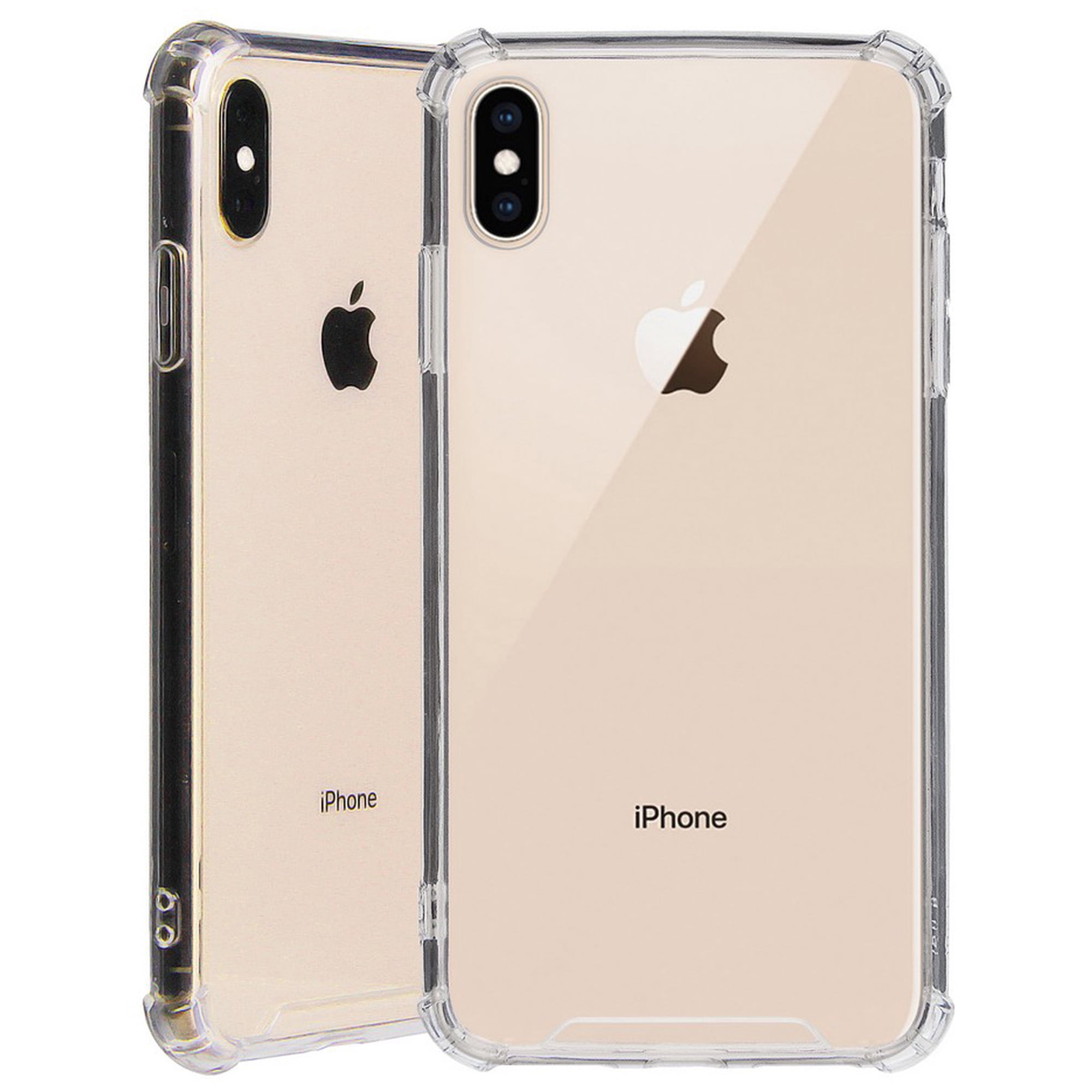 Clear Case for iPhone Xs Max, Beyond Cell [Aquaflex] Transparent Flexible TPU [Shock Absorbing] Bumper Cover for Apple iPhone Xs Max (Size 6.5" model) (iPhone 10s Max)