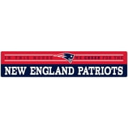 Imperial New England Patriots 5.5'' x 27.5'' Wood Wall Art