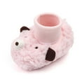 thumbnail image 2 of Tisuna Unisex Baby Walking Shoes Bear Print Soft Easy On Sneakers Fashion Cute Winter Kids Sock Booties Pink Size 6-12 Months, 2 of 6