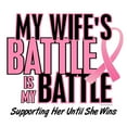thumbnail image 3 of CafePress - My Battle Too 1 (Wife BC) White T Shirt - Men's White Classic Cotton T-Shirts, 3 of 4