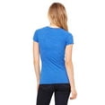 thumbnail image 2 of The Bella + Canvas Ladies Triblend Short Sleeve T-Shirt - TRUE ROYAL TRBLN - M, 2 of 2