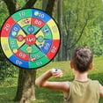 thumbnail image 7 of BKSDUEH Large Dart Board for Family, 26" Dartboard Set with 16 Sticky Balls and 2 Hooks for Sports Party Game, 7 of 7